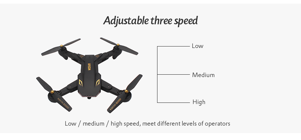 TIANQU VISUO XS809S WiFi FPV Camera Altitude Hold Mode RC Drone Quadcopter TIANQU VISUO XS809S WiFi FPV Camera Altitude Hold Mode RC Drone Quadcopter