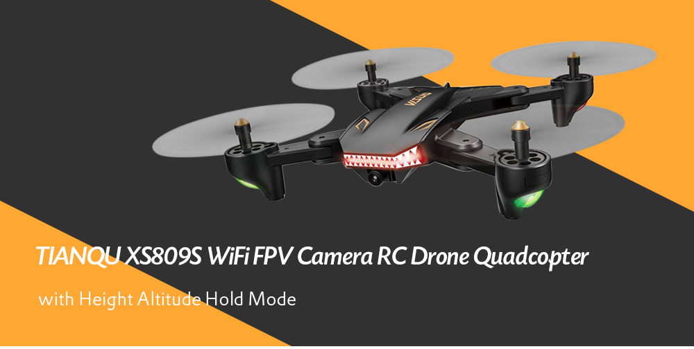 TIANQU VISUO XS809S WiFi FPV Camera Altitude Hold Mode RC Drone Quadcopter TIANQU VISUO XS809S WiFi FPV Camera Altitude Hold Mode RC Drone Quadcopter