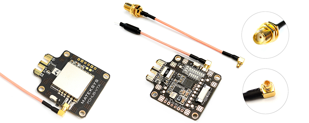 Matek Systems FCHUB - VTX F4 F405 Mini Flight Controller Integrated OSD 32K Gyro 32M Flash 20X20mm for RC Drone FPV Racing Matek Systems FCHUB - VTX F4 F405 Mini Flight Controller Integrated OSD 32K Gyro 32M Flash 20X20mm for RC Drone FPV Racing