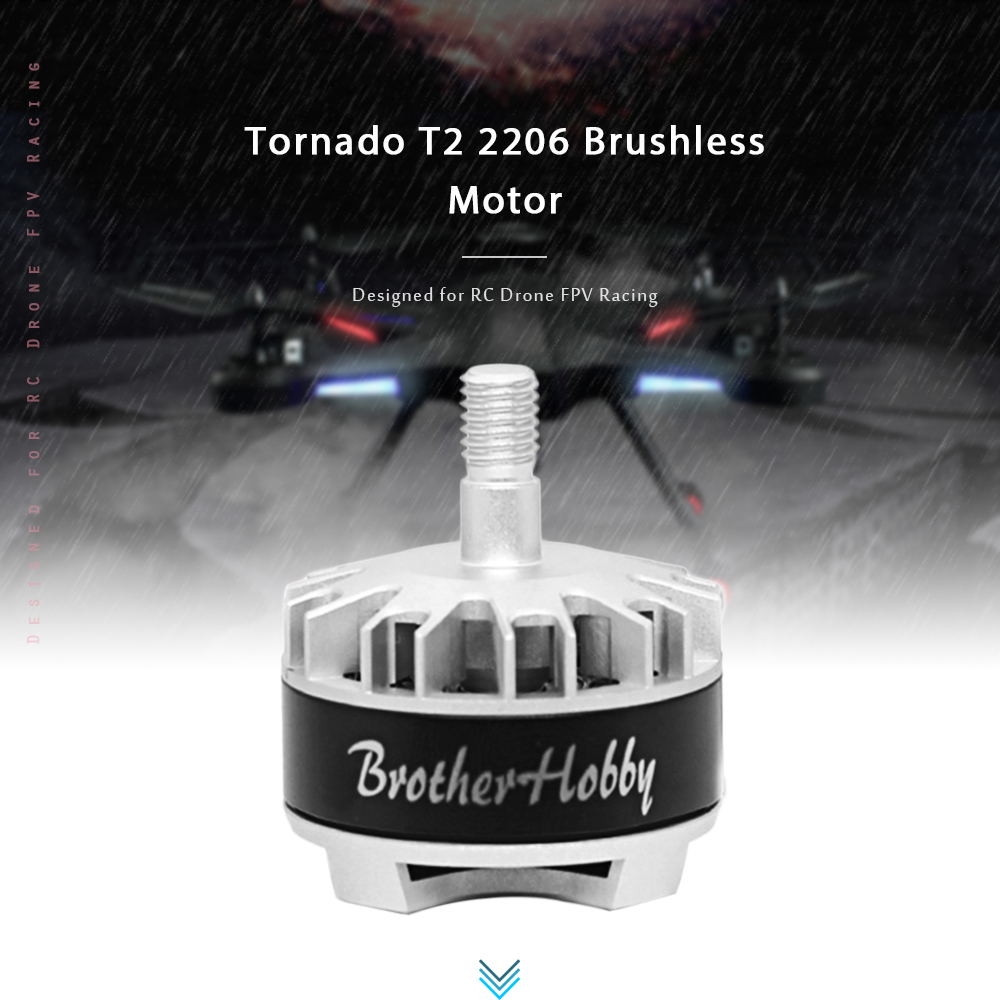 Brotherhobby Tornado T2 2206 1800 / 2300 / 2450 / 2600KV Brushless Motor for RC Drone FPV Racing