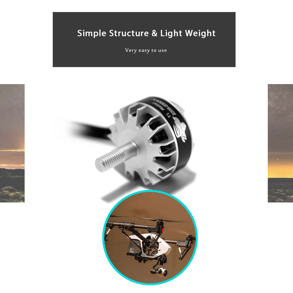 BrotherHobby Tornado T1 2205 2300 / 2600KV Racing Edition Brushless Motor for FPV RC Drone BrotherHobby Tornado T1 2205 2300 / 2600KV Racing Edition Brushless Motor for FPV RC Drone