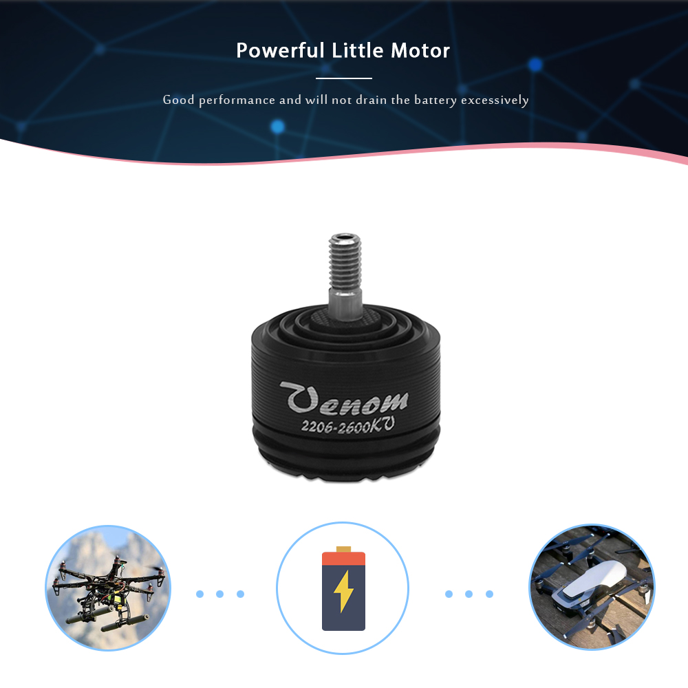 BrotherHobby Venom 2206 1900 / 2400 / 2600KV 4 - 5S Brushless Motor for RC Drone FPV Racing BrotherHobby Venom 2206 1900 / 2400 / 2600KV 4 - 5S Brushless Motor for RC Drone FPV Racing
