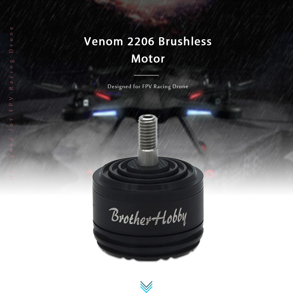 BrotherHobby Venom 2206 1900 / 2400 / 2600KV 4 - 5S Brushless Motor for RC Drone FPV Racing