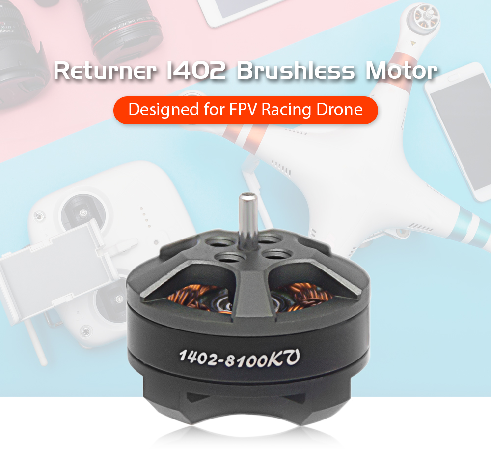 BrotherHobby Returner 1402 8100 / 9500KV 1 - 2S Brushless Motor for RC Drone FPV Racing