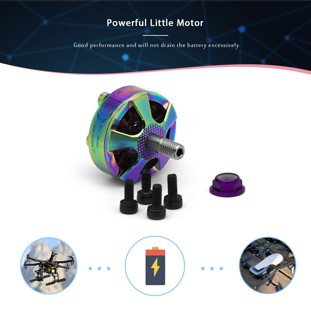 BrotherHobby Returner R6 2306 2450KV 4 - 5S Brushless Motor Colored Plating 16cm Wire for RC Drone BrotherHobby Returner R6 2306 2450KV 4 - 5S Brushless Motor Colored Plating 16cm Wire for RC Drone