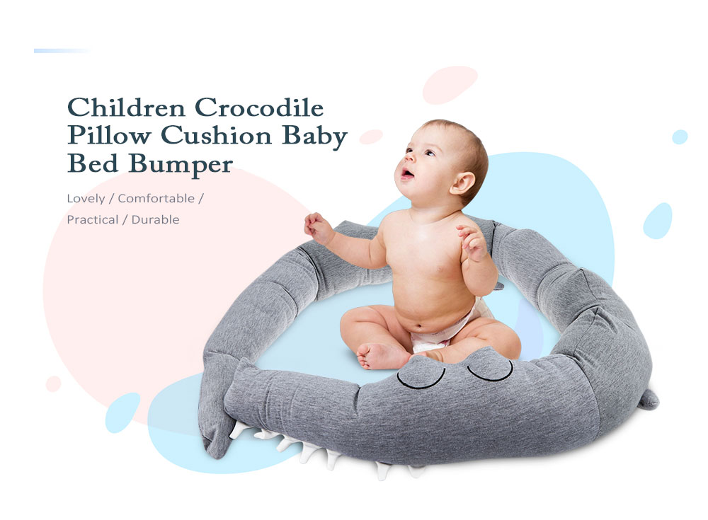 Children Crocodile Pillow Cushion Baby Infant Bed Crib Fence Bumper Decoration Toys Children Crocodile Pillow Cushion Baby Infant Bed Crib Fence Bumper Decoration Toys
