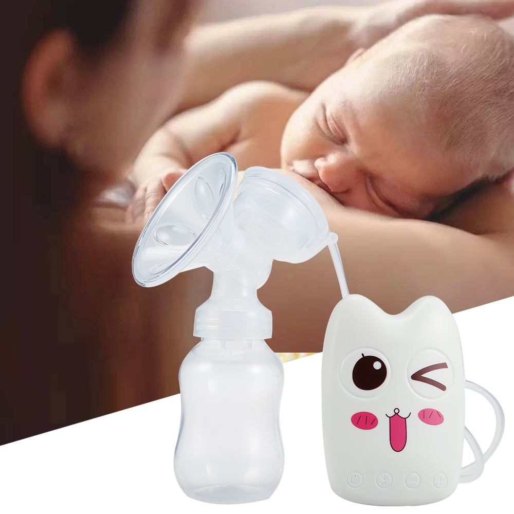 Electric Breast Pump Baby Bottle Automatic Massage Milking Machine