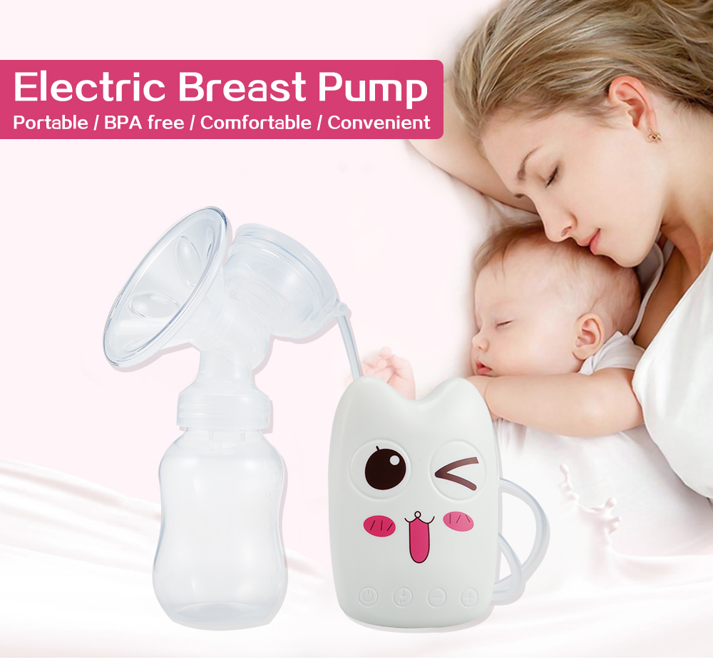 Electric Breast Pump Baby Bottle Automatic Massage Milking Machine