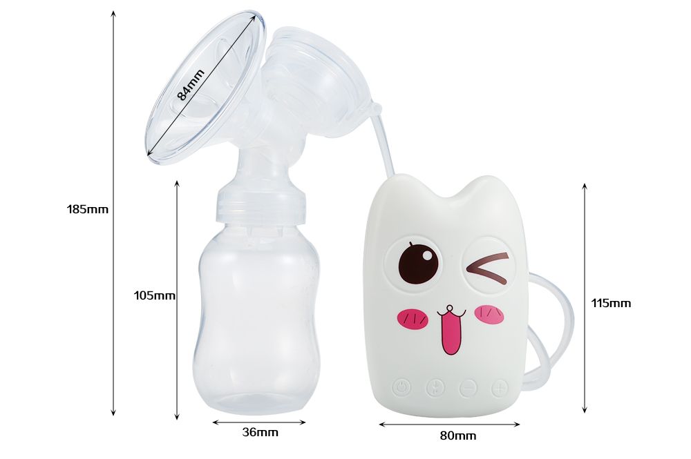 Electric Breast Pump Baby Bottle Automatic Massage Milking Machine Electric Breast Pump Baby Bottle Automatic Massage Milking Machine