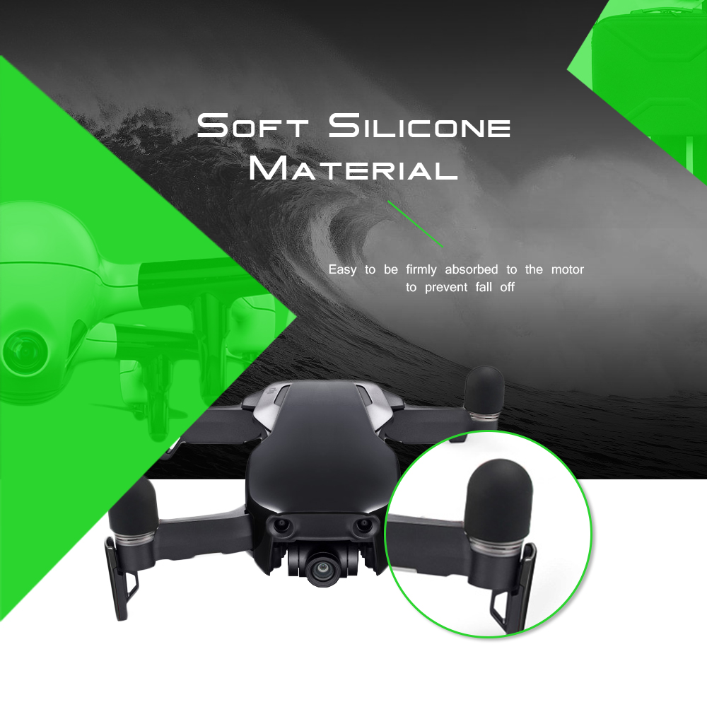 4PCS Silicone Motor Cover Protection Case Dust-proof Cap for DJI Mavic Air Drone