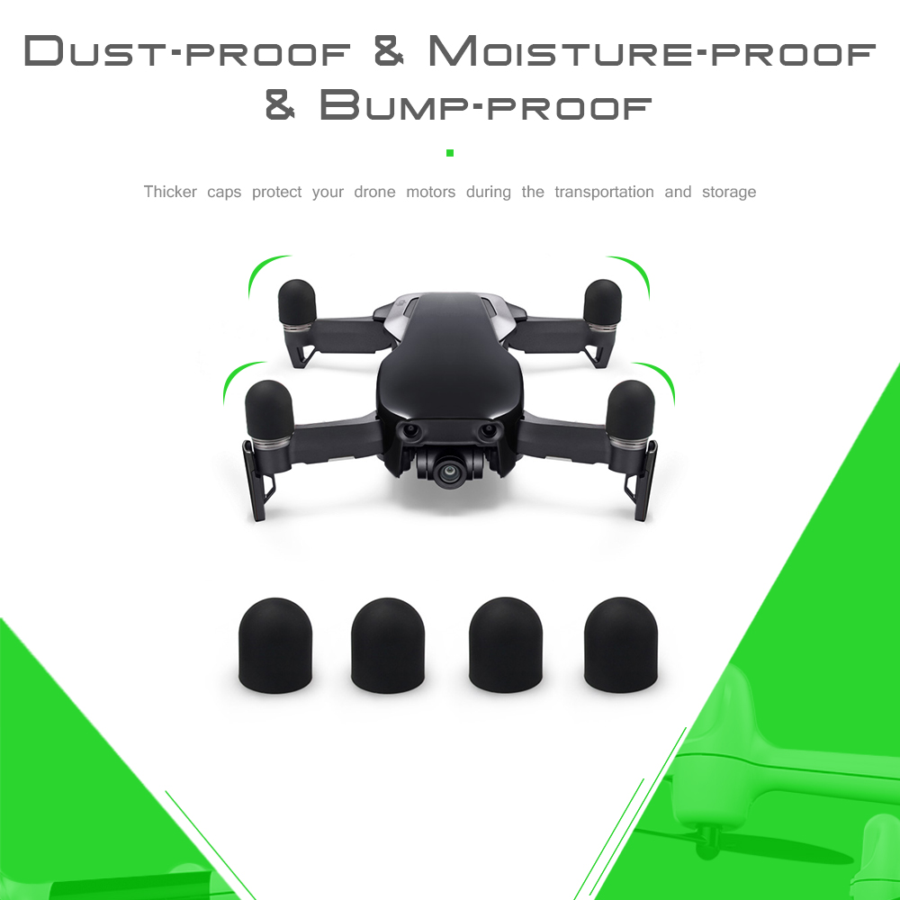 4PCS Silicone Motor Cover Protection Case Dust-proof Cap for DJI Mavic Air Drone