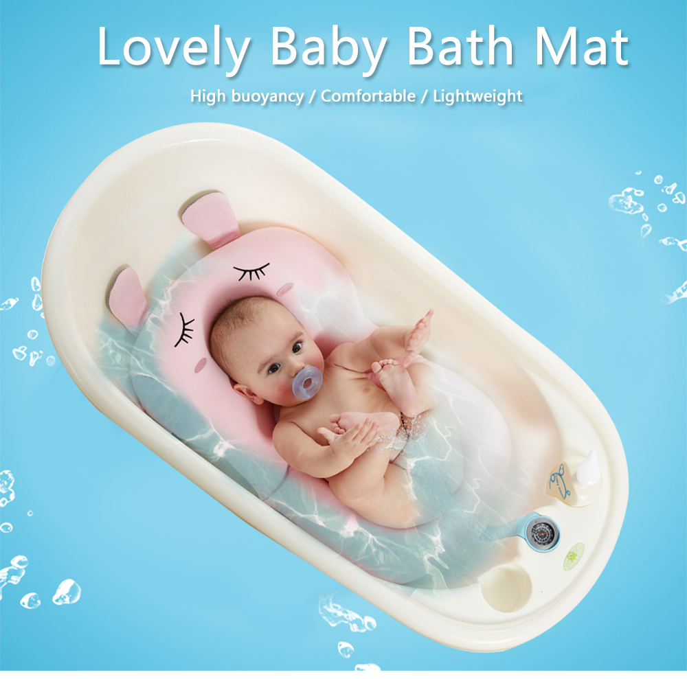 Lovely Baby Bath Mat Soft Newborn Seat Pad