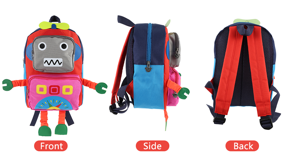 Lovely Cartoon Robot Shape Backpack Children School Bag Lovely Cartoon Robot Shape Backpack Children School Bag