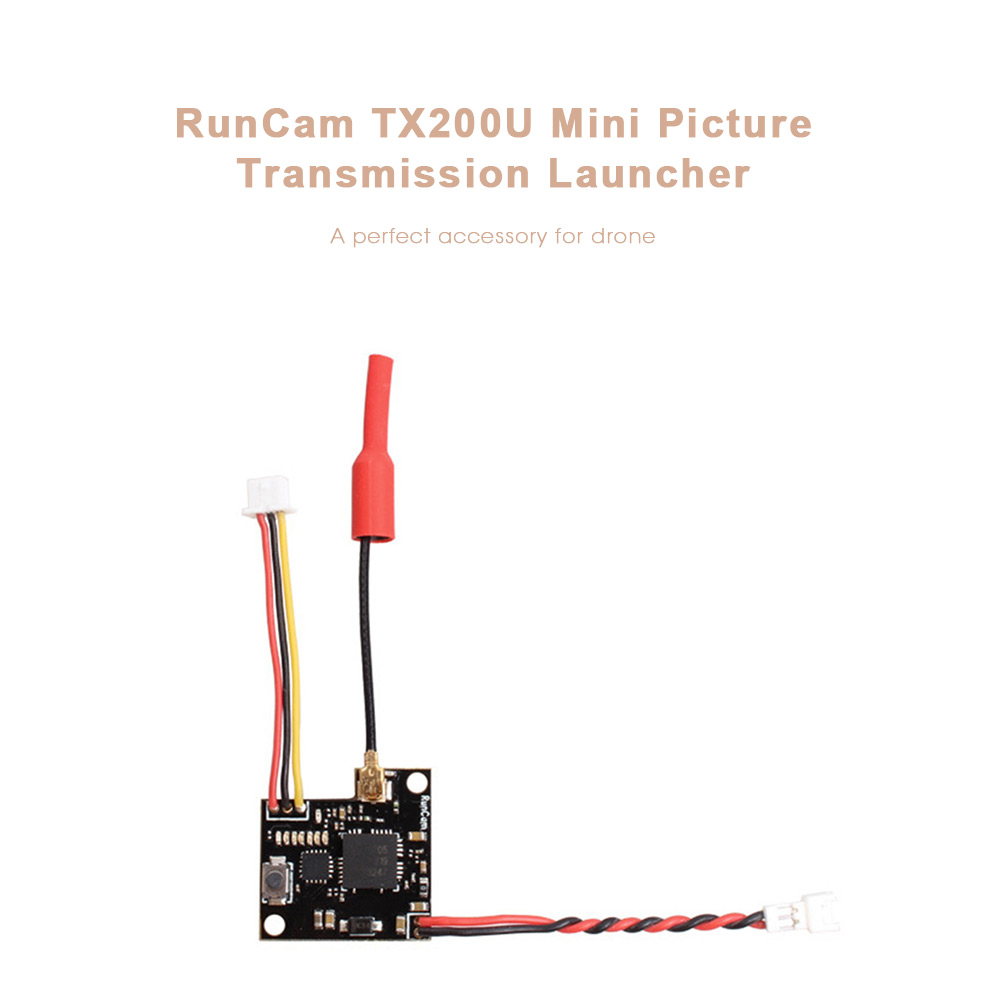 RunCam TX200U 5.8G Mini Picture Transmission Launcher BFCMS Control