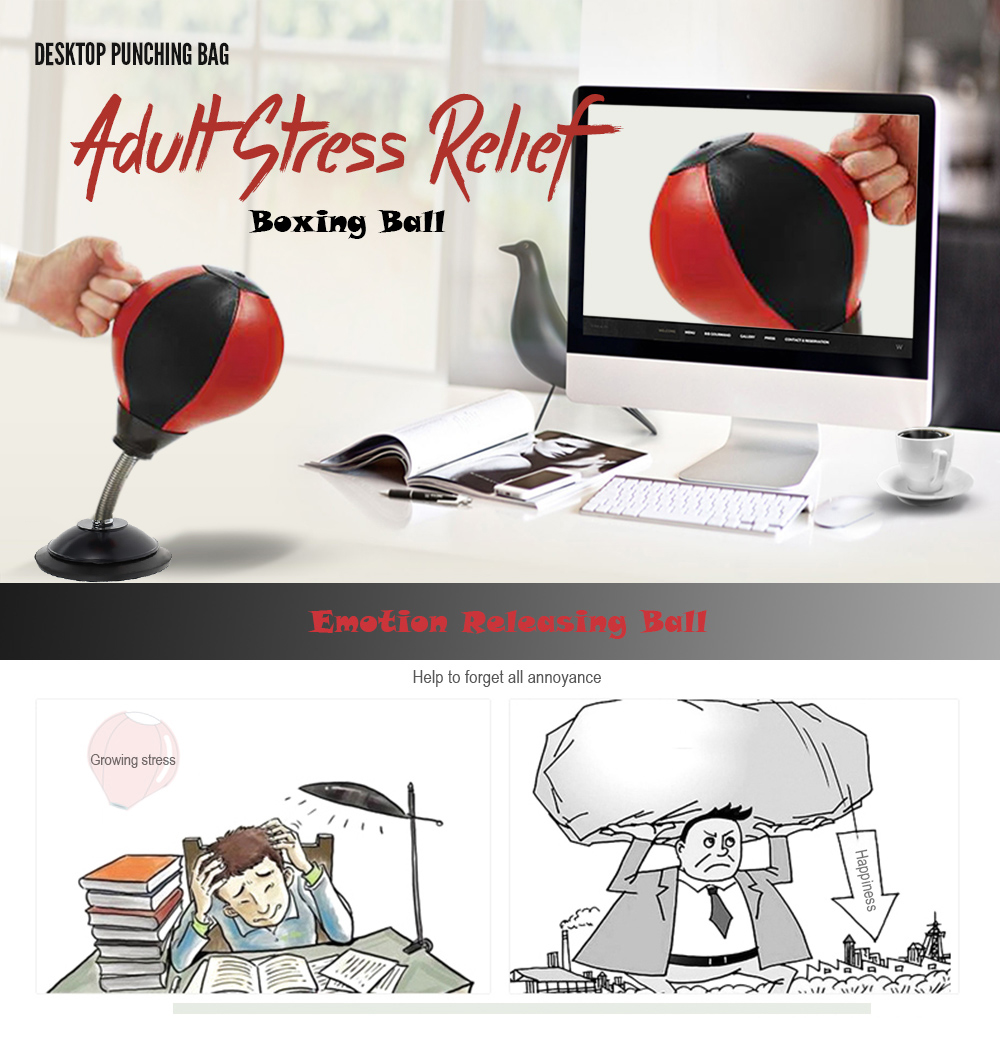 Desktop Punching Bag Adult Stress Relief Training Boxing Ball Desktop Punching Bag Adult Stress Relief Training Boxing Ball