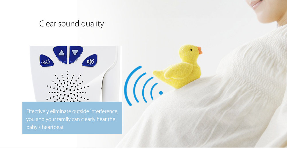 Pregnant Ultrasonic Fetal Doppler Prenatal Heart Rate Monitor for Home Use Pregnant Ultrasonic Fetal Doppler Prenatal Heart Rate Monitor for Home Use