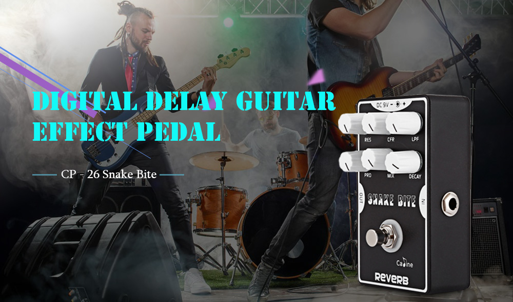 Caline CP - 26 USA Digital Delay Guitar Effect Pedal Caline CP - 26 USA Digital Delay Guitar Effect Pedal