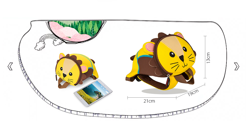 TOCHANG Anti-lost Cartoon Kids Kindergarten Backpack Cute Children School Bag TOCHANG Anti-lost Cartoon Kids Kindergarten Backpack Cute Children School Bag