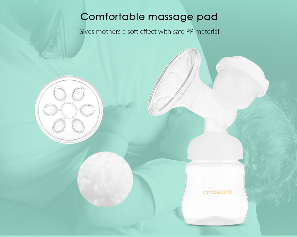 Cmbear ZRX - 0821 Double Electric Breast Pump USB BPA Free with Milk Bottle Baby Breastfeeding Cmbear ZRX - 0821 Double Electric Breast Pump USB BPA Free with Milk Bottle Baby Breastfeeding