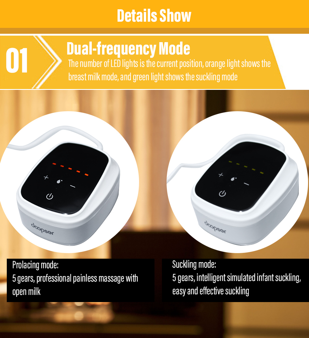 Doopser Intelligent Electric Breast Pump Milking Machine Doopser Intelligent Electric Breast Pump Milking Machine