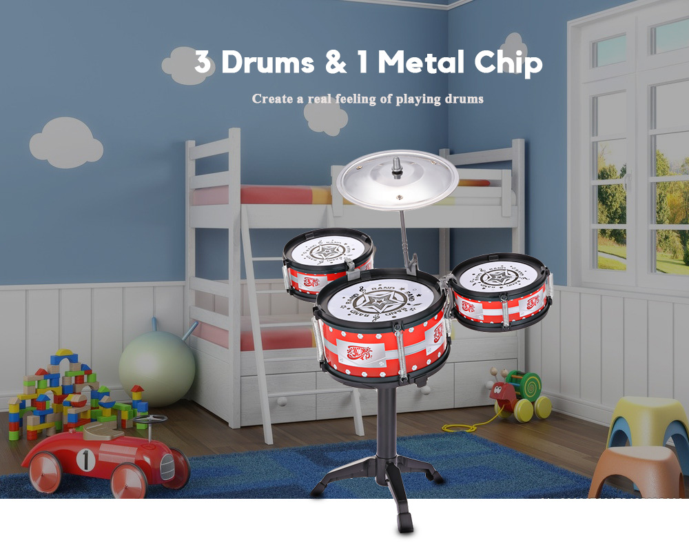 Educational Toys Early Learning Simulation Drums Children Percussion Instrument