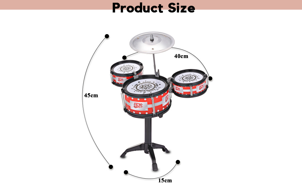Educational Toys Early Learning Simulation Drums Children Percussion Instrument