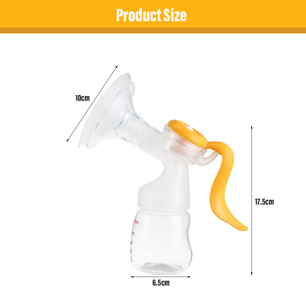 Doopser Manual Breast Pump BPA Free Baby Breastfeeding Milking Tool