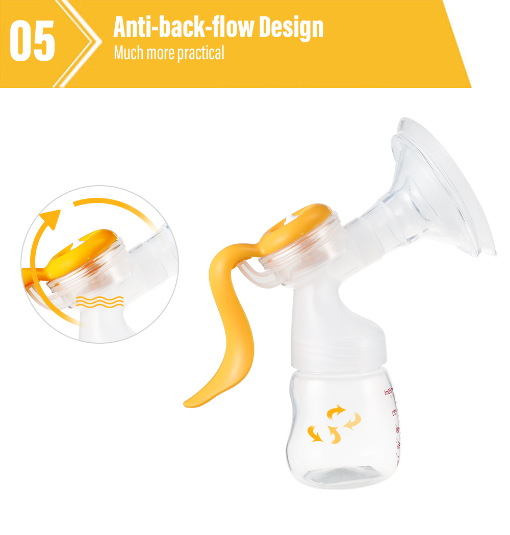 Doopser Manual Breast Pump BPA Free Baby Breastfeeding Milking Tool