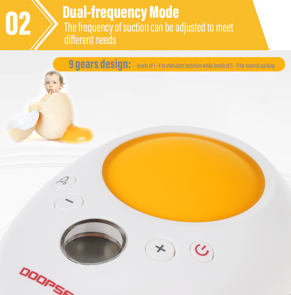 Doopser Intelligent Electric Double-breast Pump BPA Free Milking Machine