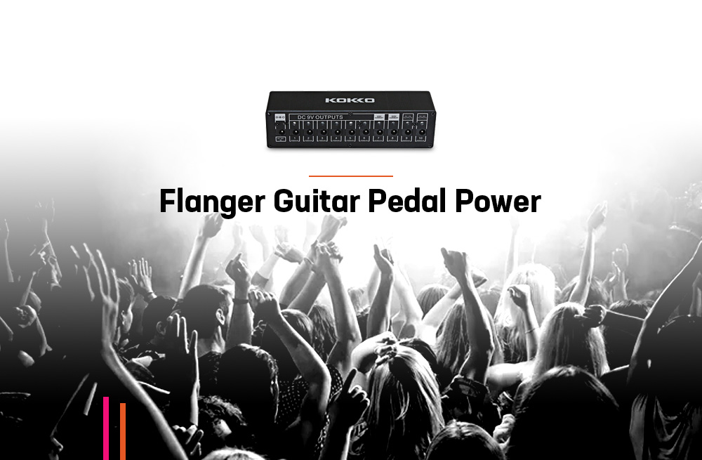 Flanger 10 Isolated Power Supply for DC 9V 12V 18V Guitar Effect Pedal