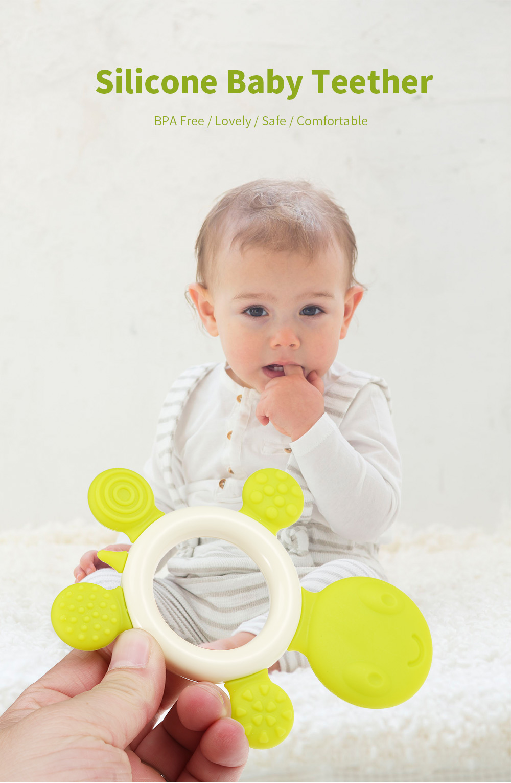 GoryeoBaby Silicone Cartoon Shape Baby Teether Infant Kids BPA Free Teething Toy GoryeoBaby Silicone Cartoon Shape Baby Teether Infant Kids BPA Free Teething Toy