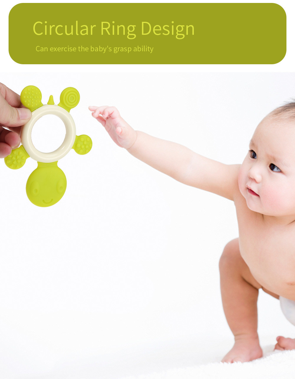 GoryeoBaby Silicone Cartoon Shape Baby Teether Infant Kids BPA Free Teething Toy GoryeoBaby Silicone Cartoon Shape Baby Teether Infant Kids BPA Free Teething Toy