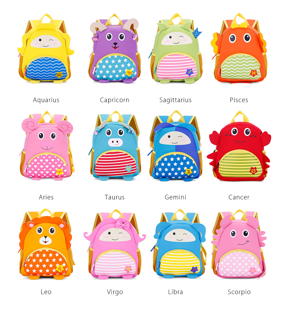 TOCHANG Children Backpack Cartoon Constellation Kids School Bag Cute Kindergarten Bookbag TOCHANG Children Backpack Cartoon Constellation Kids School Bag Cute Kindergarten Bookbag