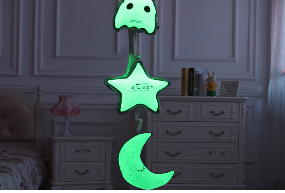 Night Lighting Soft Stuffed Toy Moon Star Glow in the Dark Plush Decoration Doll Night Lighting Soft Stuffed Toy Moon Star Glow in the Dark Plush Decoration Doll