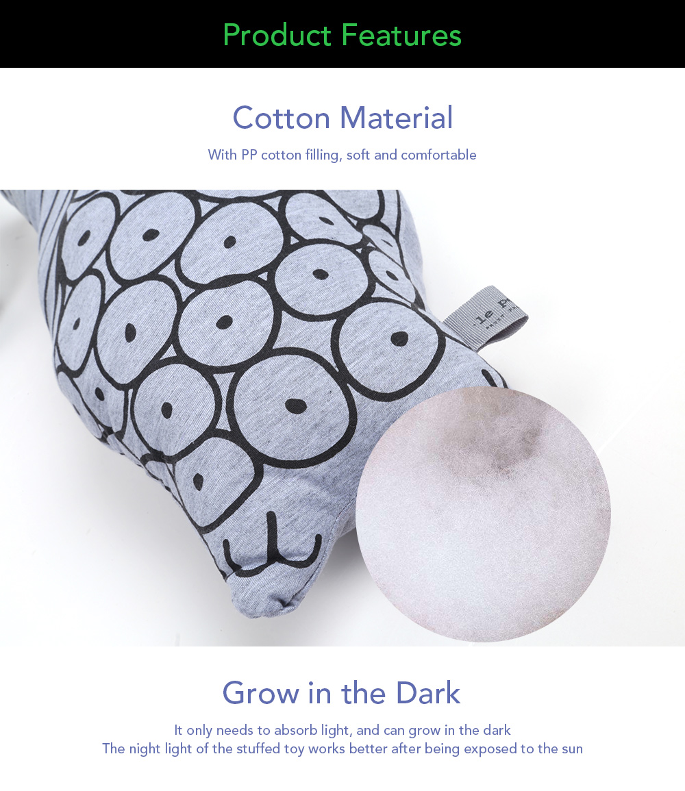 Night Lighting Soft Stuffed Toy Moon Star Glow in the Dark Plush Decoration Doll Night Lighting Soft Stuffed Toy Moon Star Glow in the Dark Plush Decoration Doll