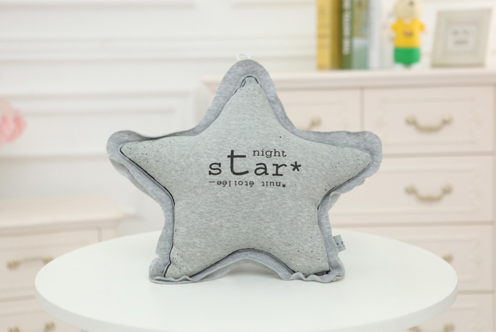 Night Lighting Soft Stuffed Toy Moon Star Glow in the Dark Plush Decoration Doll Night Lighting Soft Stuffed Toy Moon Star Glow in the Dark Plush Decoration Doll