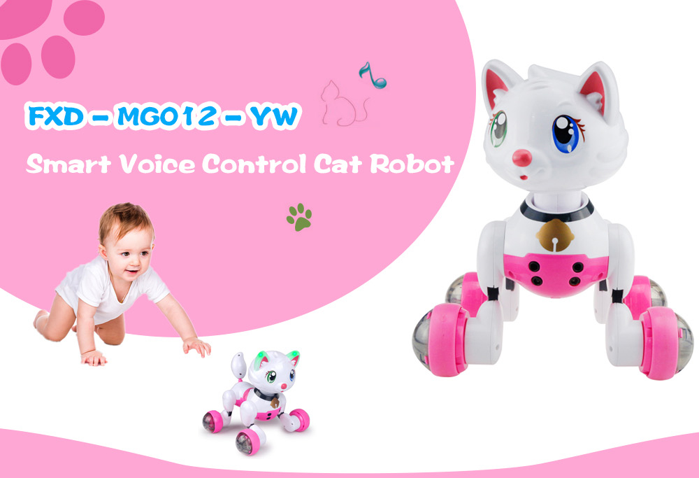 FXD - MG012 - YW Smart Voice Control Cat Robot FXD - MG012 - YW Smart Voice Control Cat Robot