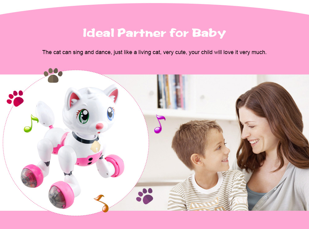 FXD - MG012 - YW Smart Voice Control Cat Robot FXD - MG012 - YW Smart Voice Control Cat Robot