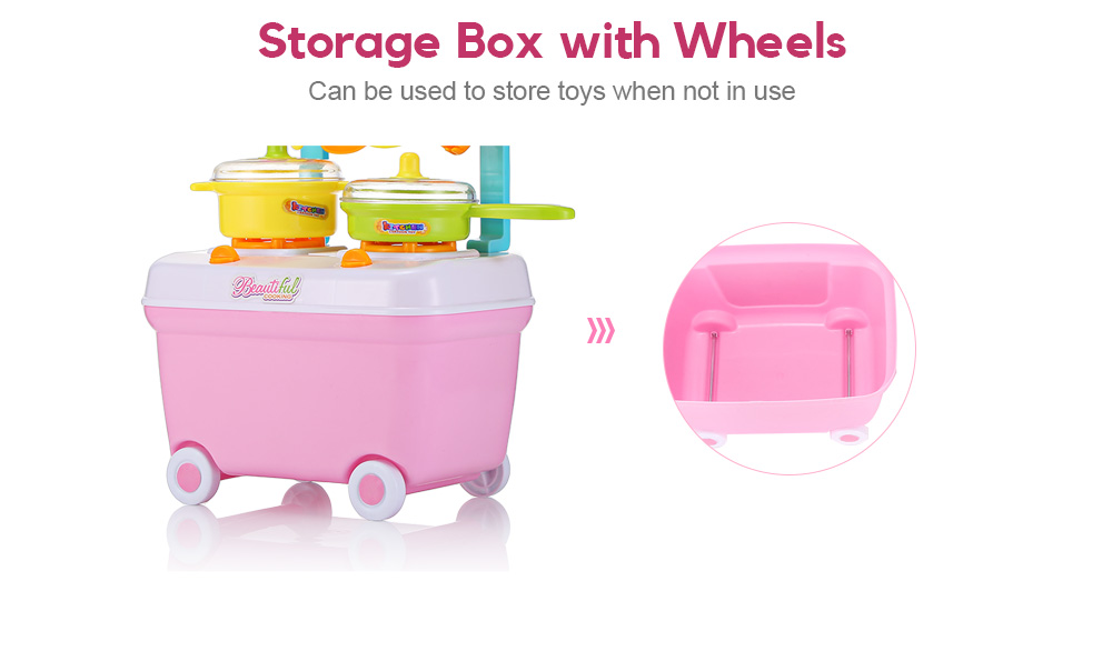 YUEHUI Kids Household Pretend Playset Simulation Kitchen Toys Small Cart YUEHUI Kids Household Pretend Playset Simulation Kitchen Toys Small Cart