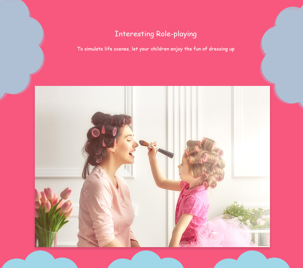 YUEHUI Kids Household Playset Simulation Cosmetic Dressing Table Trolley Toy YUEHUI Kids Household Playset Simulation Cosmetic Dressing Table Trolley Toy