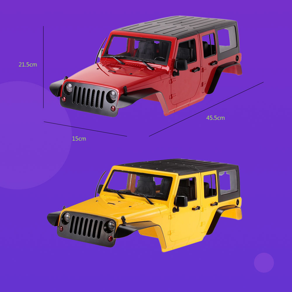HM1576 High Quality 1:10 Crawler Car Shell for Axial SCX10 RC4WD D90 D110 Hard Plastic Wheelbase 313mm HM1576 High Quality 1:10 Crawler Car Shell for Axial SCX10 RC4WD D90 D110 Hard Plastic Wheelbase 313mm