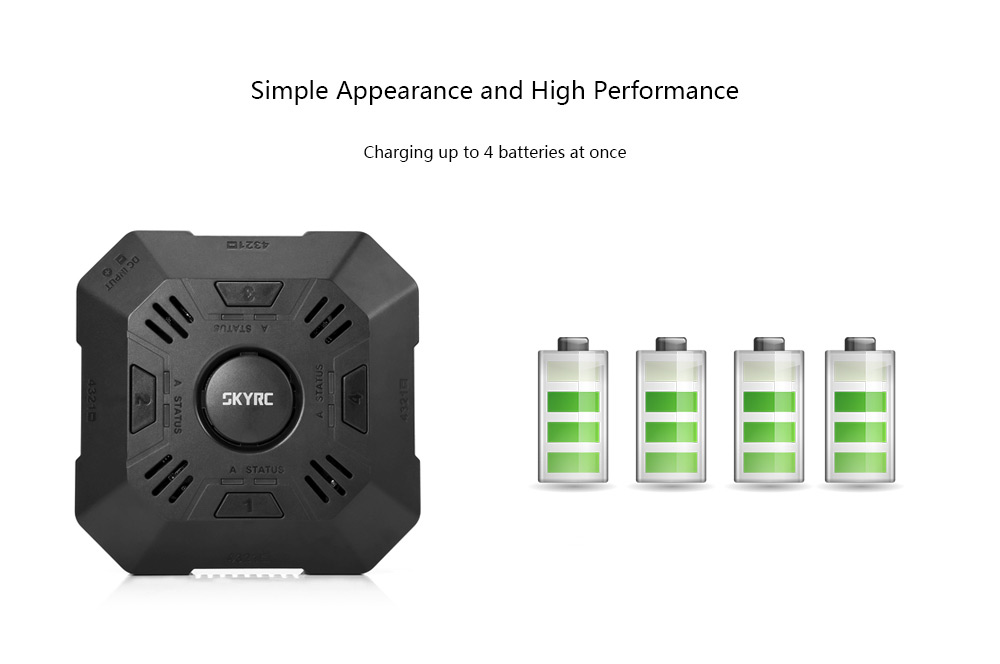 SKYRC e4Q 4 Channel DC Multi Charger 5A 2 - 4S LiPo SKYRC e4Q 4 Channel DC Multi Charger 5A 2 - 4S LiPo