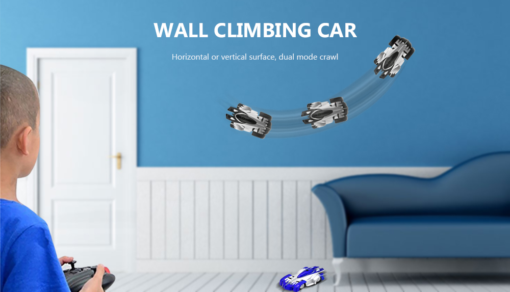 Creative Remote Control Wall Climbing RC Car