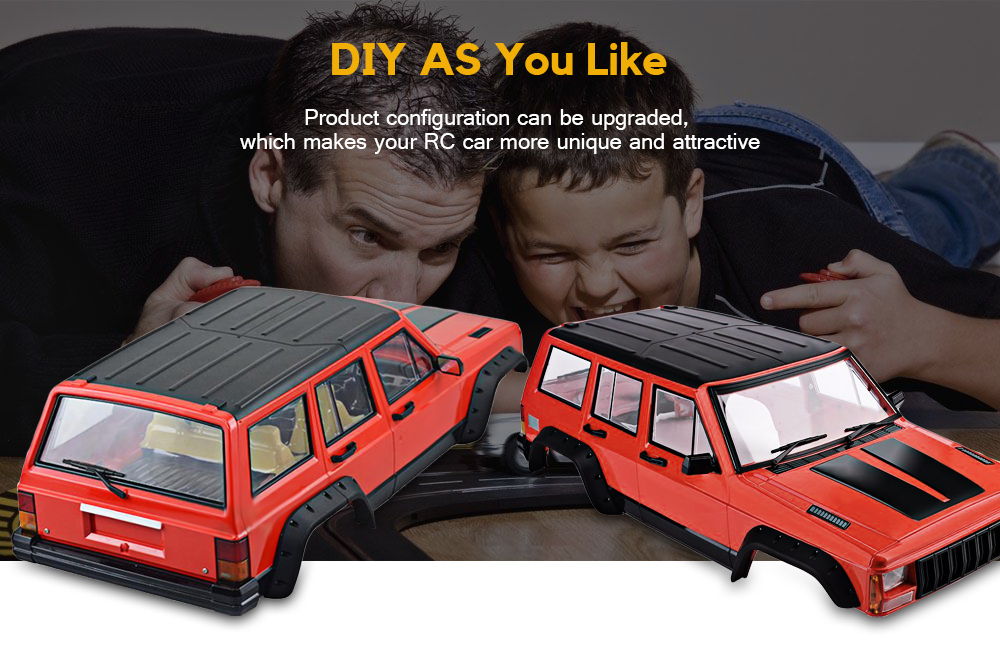 AX - 313 Hard Plastic 313mm Wheelbase Crawler Car Body Shell AX - 313 Hard Plastic 313mm Wheelbase Crawler Car Body Shell