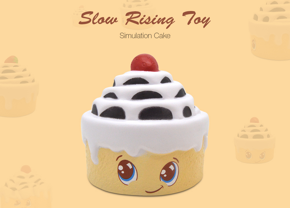 PA85 Squishy PU Foam Slow Rising Simulate Scented Cake Toy