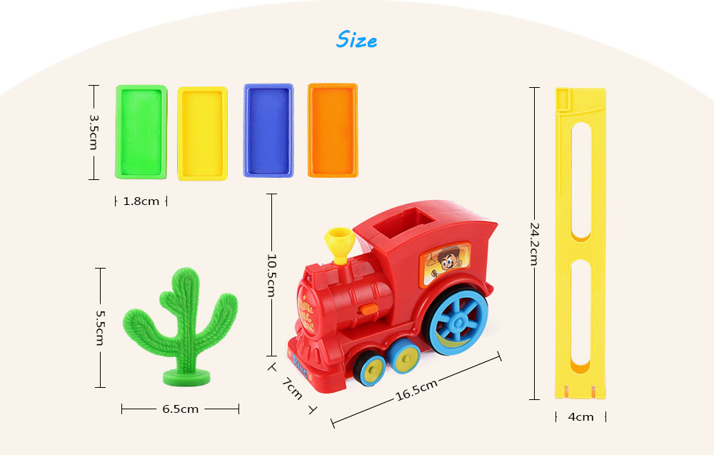 Domino Train Toy Car Truck Vehicle with Lights Sound for Kids 60pcs Domino Train Toy Car Truck Vehicle with Lights Sound for Kids 60pcs