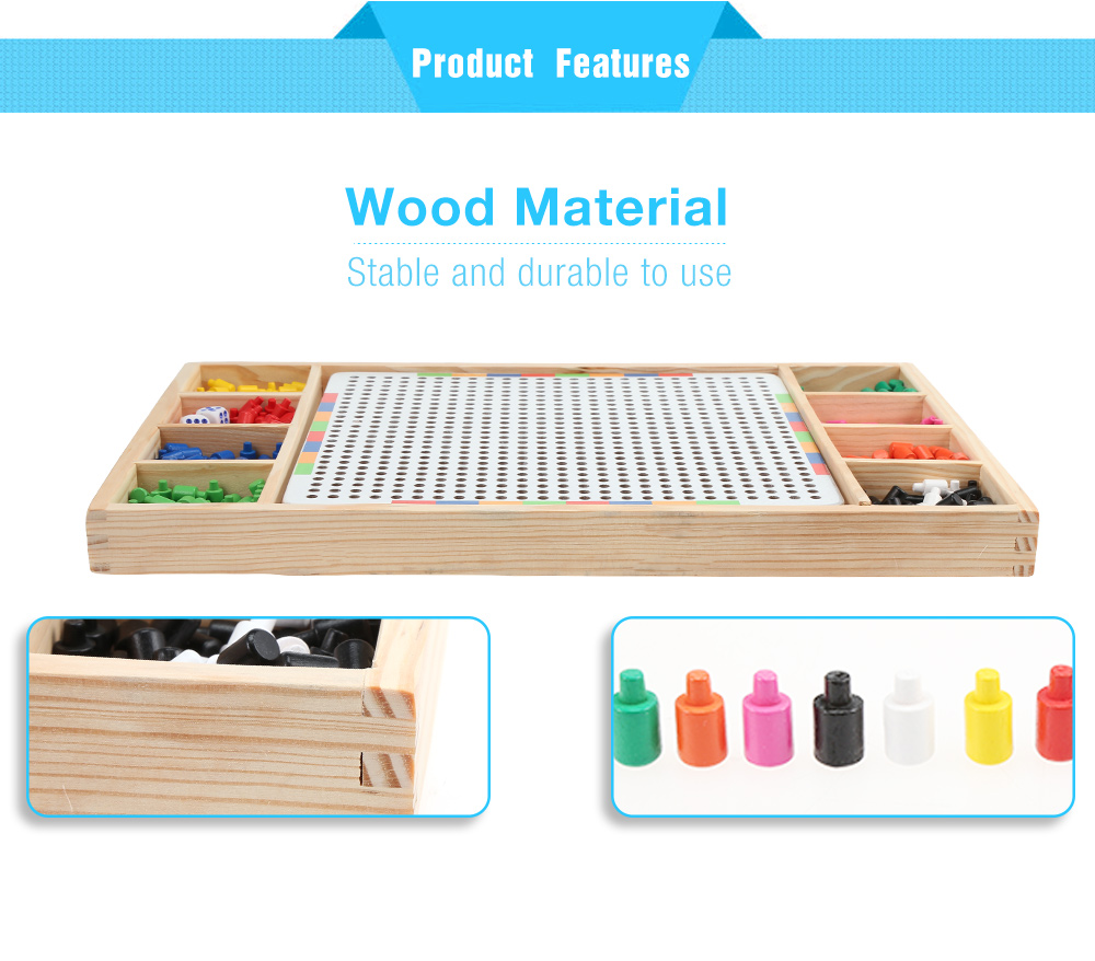 Mushroom Nail Fight Flapper Inserted Puzzle Wooden Board Combination Educational Toys Mushroom Nail Fight Flapper Inserted Puzzle Wooden Board Combination Educational Toys