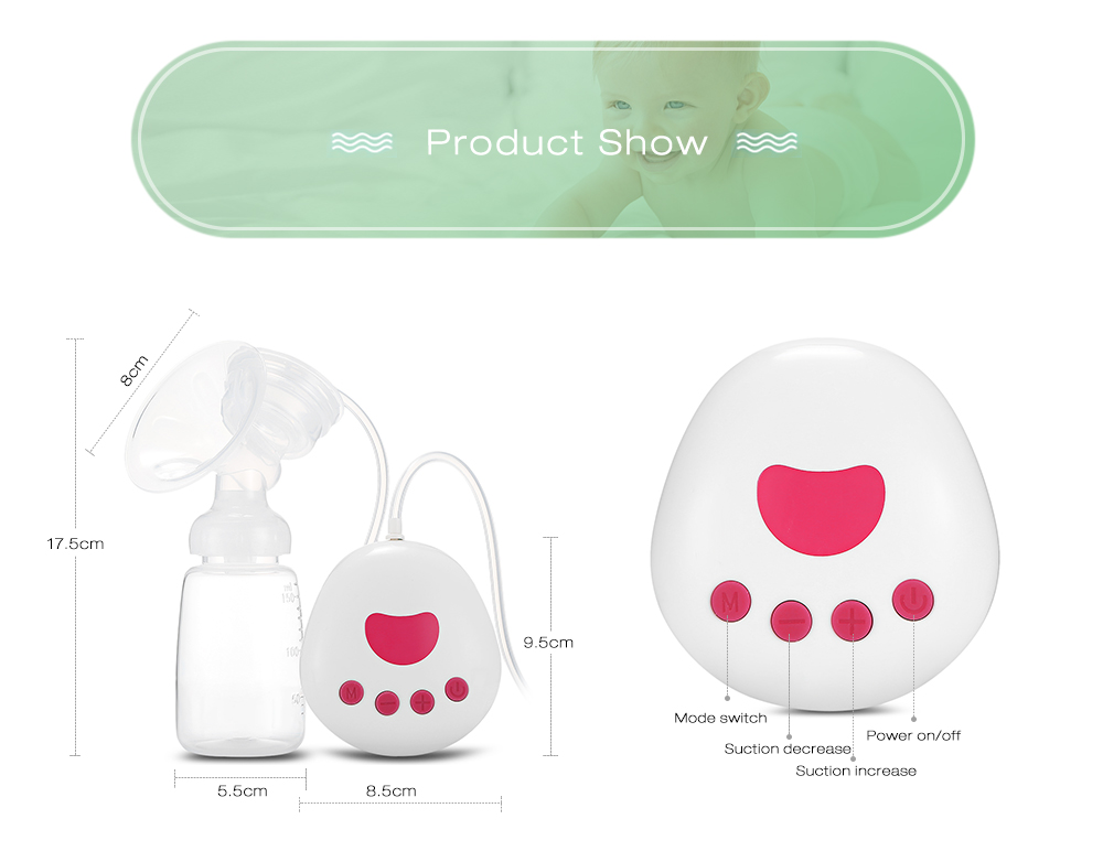 RealBubee RBX - 8025 - 2 Baby Breastfeeding Double USB Electric Breast Pumps