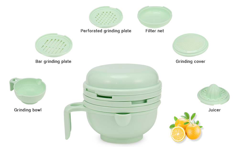 Grinding Bowl Baby Food Grinder Manual Tools