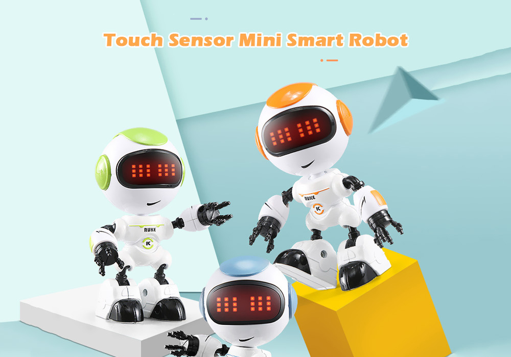JJRC R8 Touch Sensing LED Eyes RC Robot Smart Voice DIY Body Gesture Model Toy JJRC R8 Touch Sensing LED Eyes RC Robot Smart Voice DIY Body Gesture Model Toy